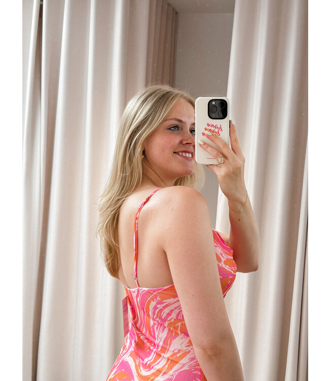 SAMANTHA MAXI DRESS - PINK SWIRL