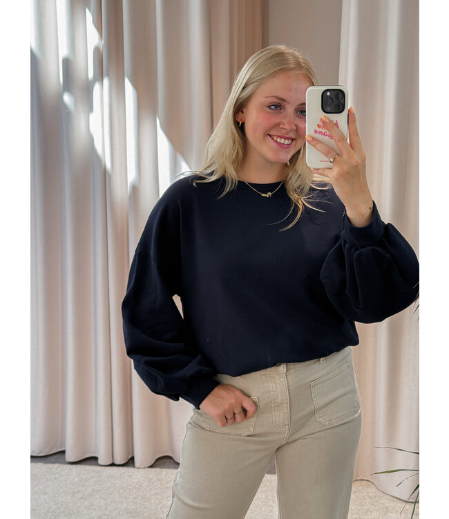 YAELLE SWEATER - NAVY