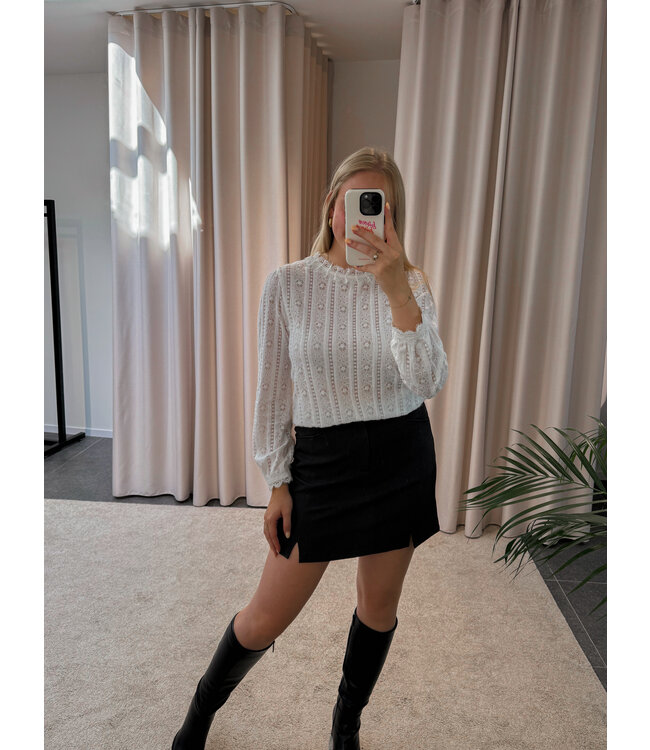 CELINA BLOUSE - WHITE