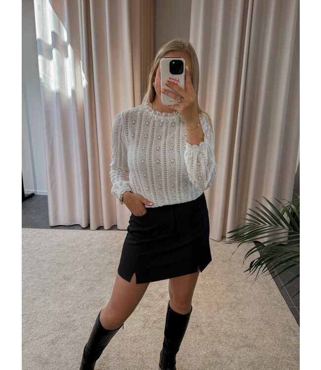 CELINA BLOUSE - WHITE