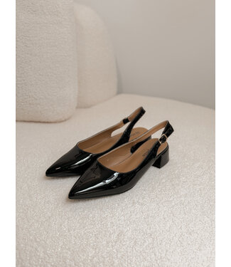 WILLOW SLINGBACK - BLACK