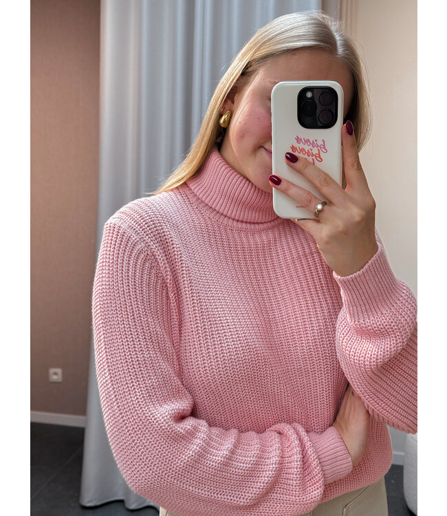 ELLE ROLLERNECK - SOFT PINK