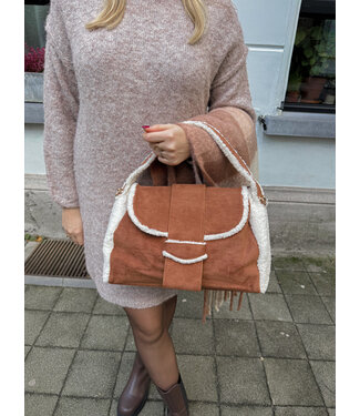 CHARLIE TEDDY BAG - CAMEL