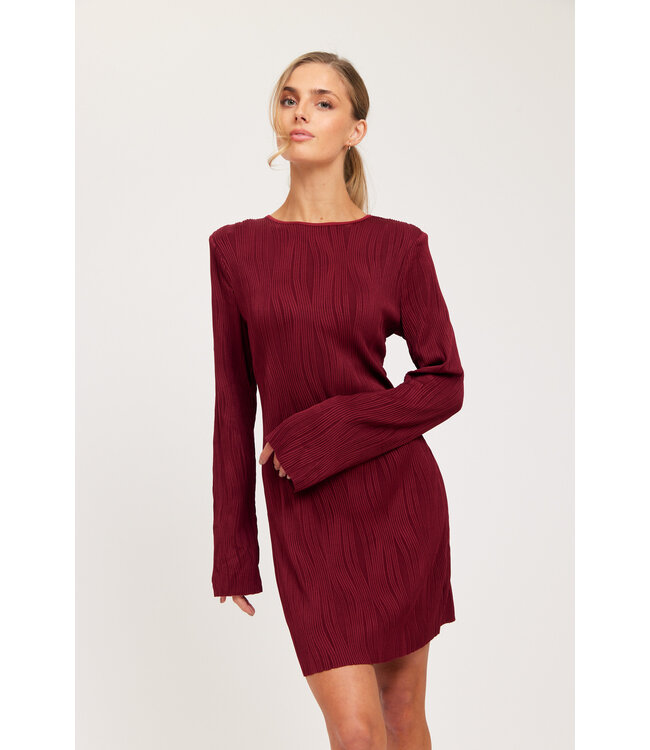 Andrea jurk - bordeaux