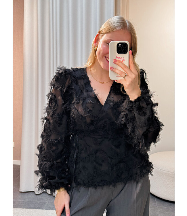RUTH BLOUSE - BLACK