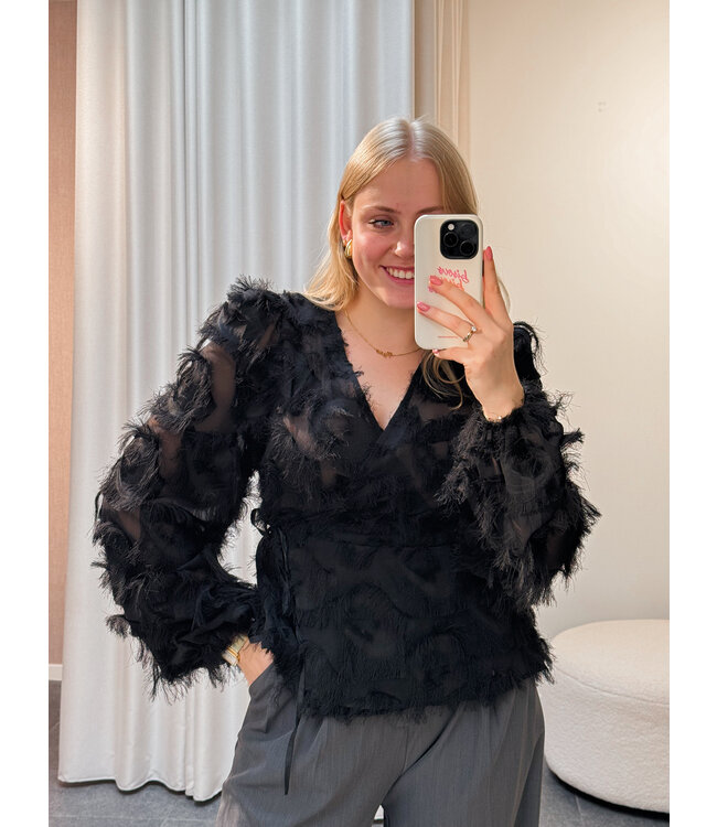 RUTH BLOUSE - BLACK