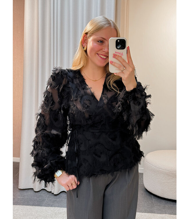 RUTH BLOUSE - BLACK
