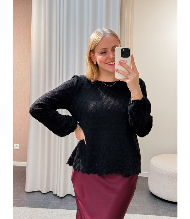 LOUISE SOFT PULL - BLACK