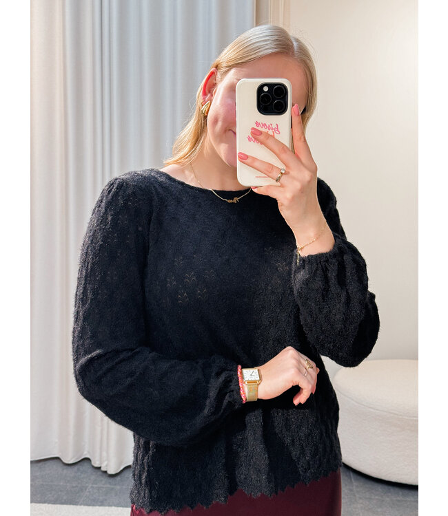 LOUISE SOFT PULL - BLACK