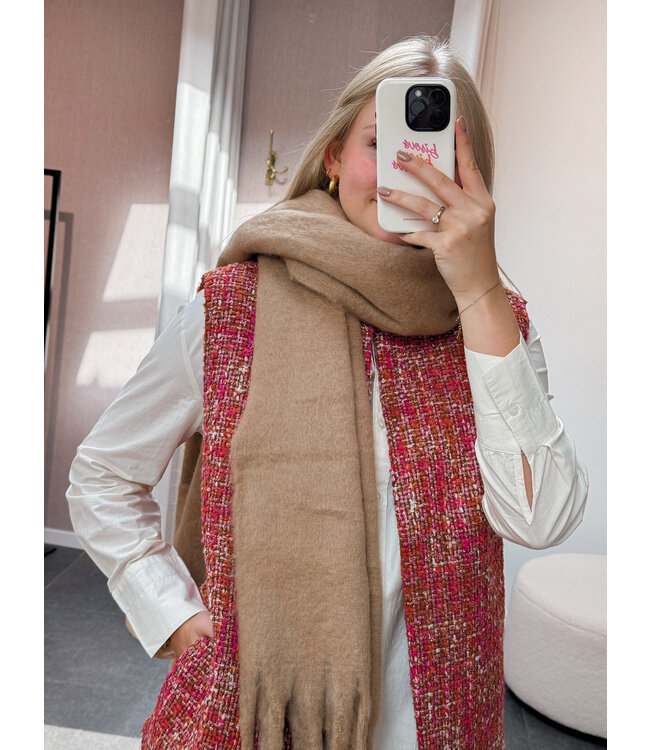 COZY SCARF - CAMEL