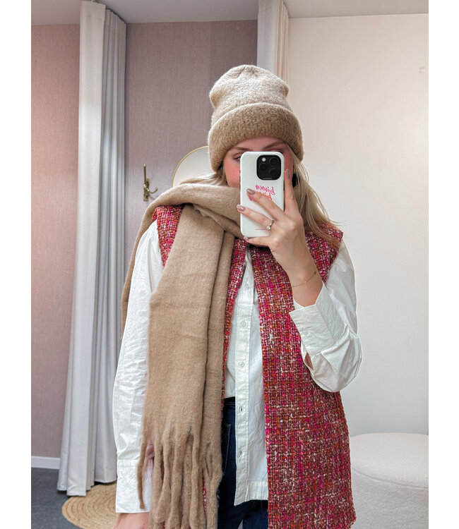 COZY SCARF - CAMEL