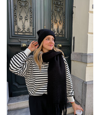 COZY SCARF - BLACK