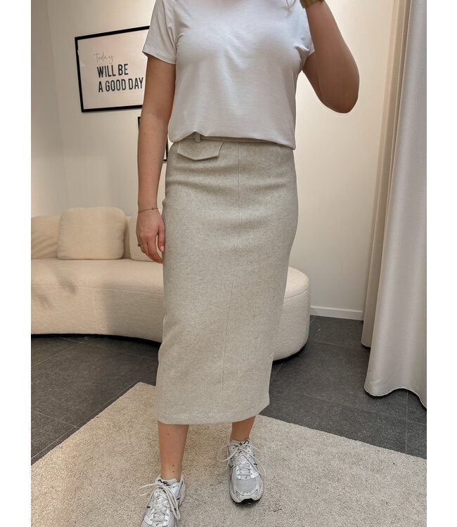 ALEXANDRA SKIRT - BEIGE