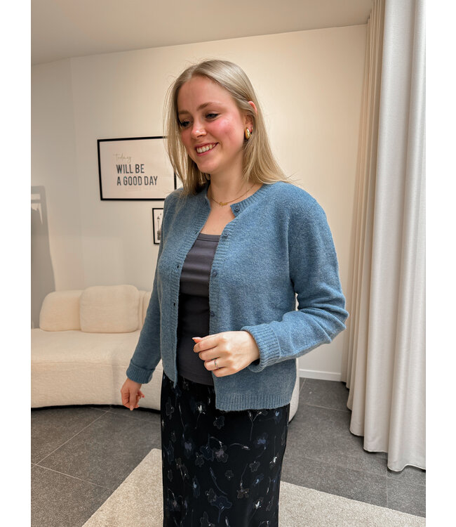 Ada cardigan blauw
