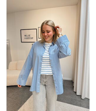 Geneva shirt blauw