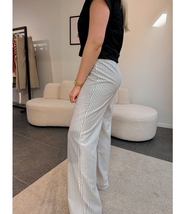 Scarlet gestreepte broek