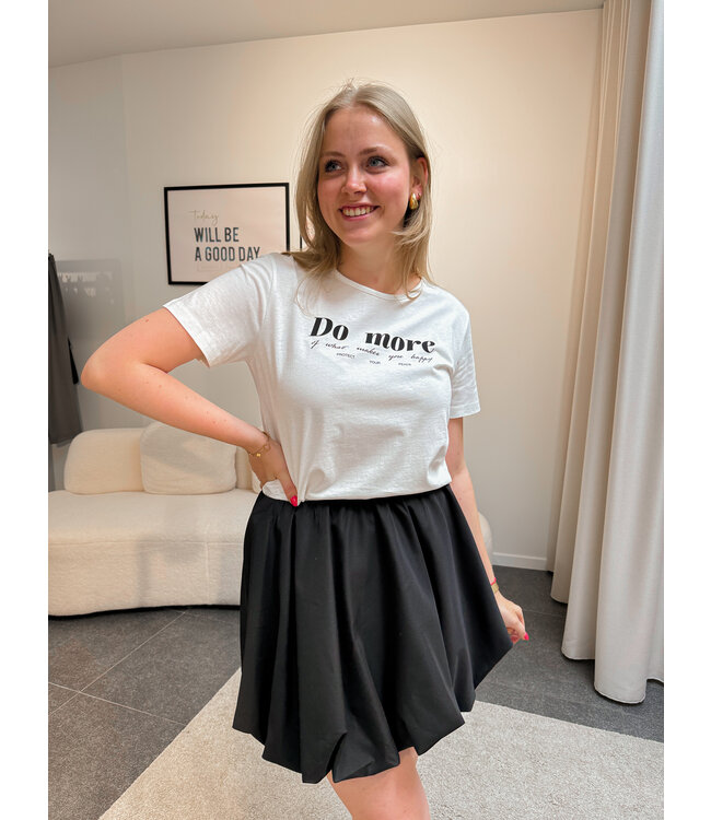 Nadia ballon rok zwart