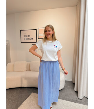 Sadie rok lichtblauw
