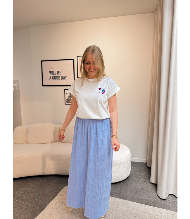 Sadie rok lichtblauw