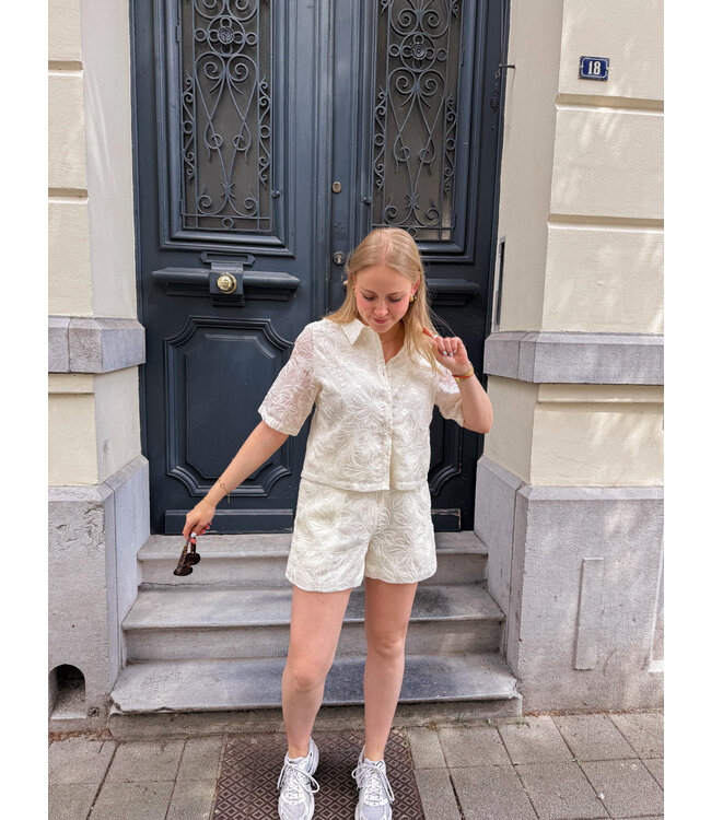 Candice short crème