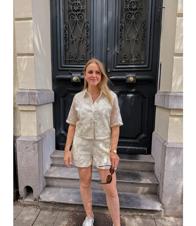 Candice short crème