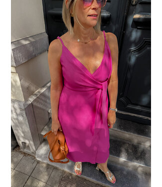 Nina jurk magenta