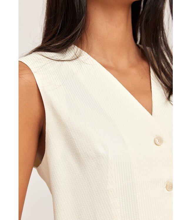 Thyra gilet crème