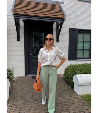 Delphine broek muntgroen