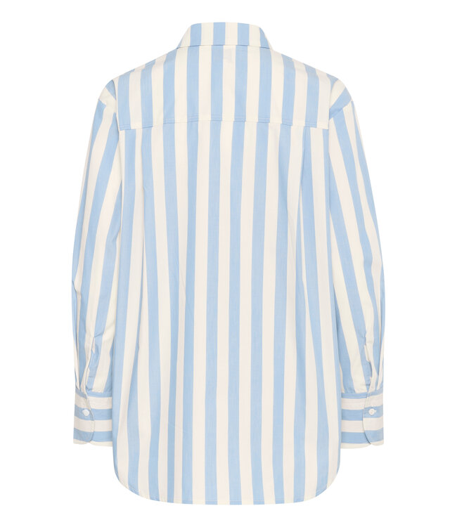 Lieke gestreept shirt blauw
