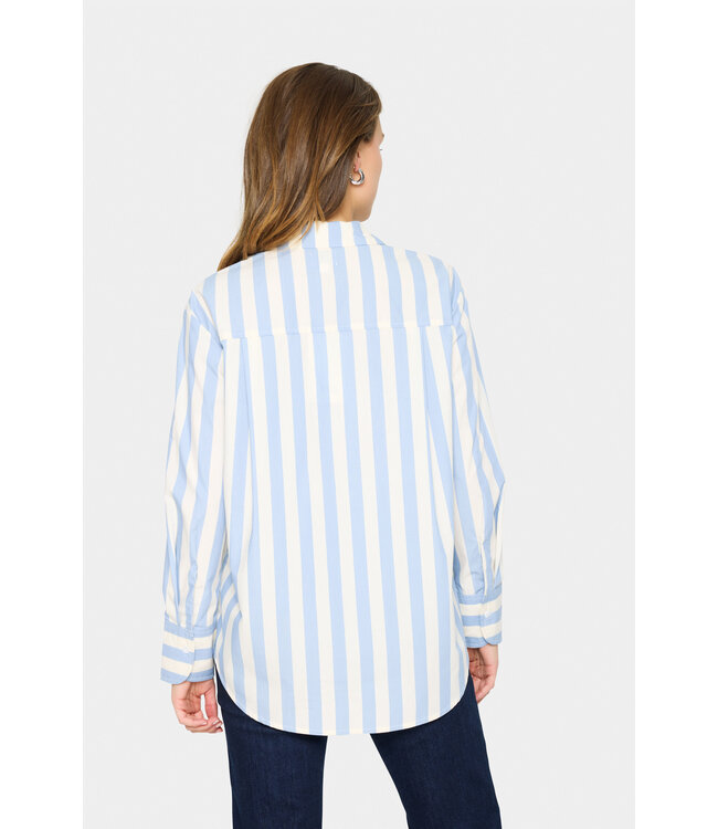 Lieke gestreept shirt blauw