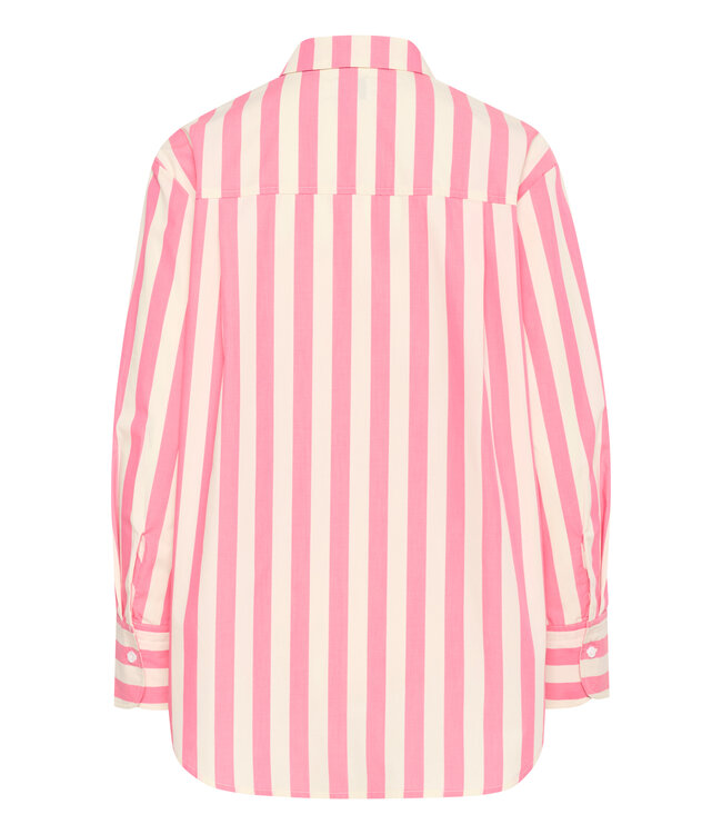 Lieke gestreept shirt roze