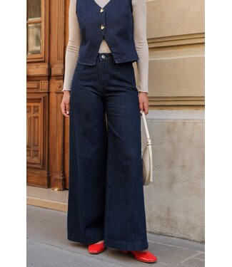 Pepino palazzo jeans donker