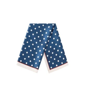 Sjaal polka dots donkerblauw