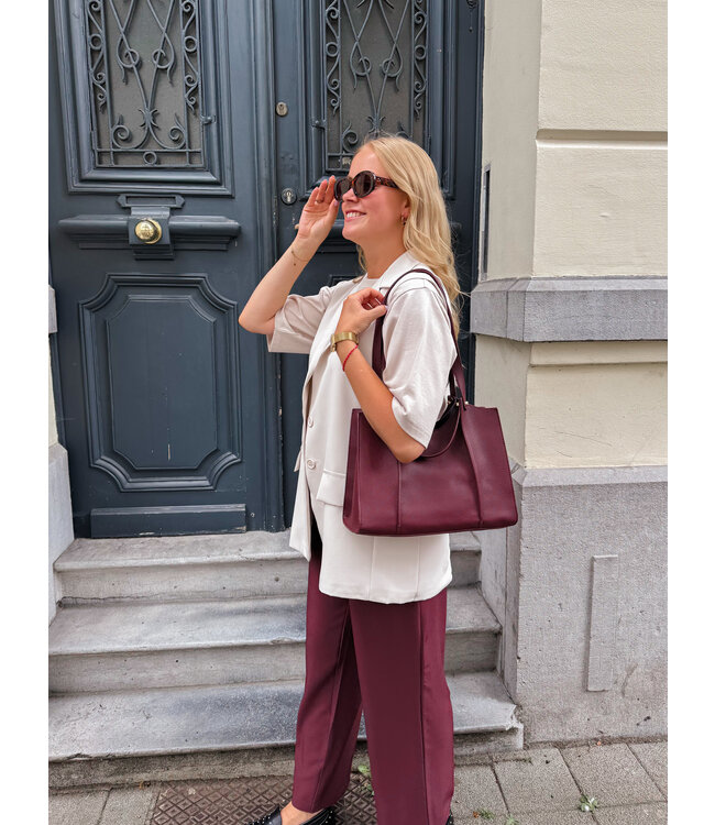 Schoudertas bordeaux