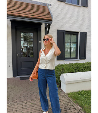 Joann balloon jeans donker