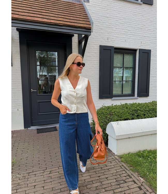 Joann balloon jeans donker