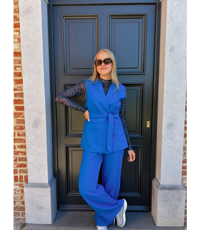 Aalya gilet blauw