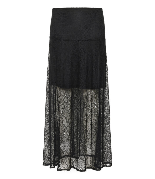 Milena kanten rok zwart