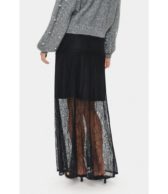 Milena kanten rok zwart