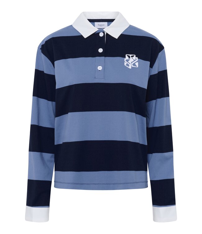 Meg polo sweater blauw
