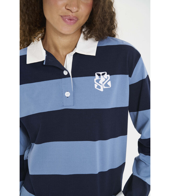 Meg polo sweater blauw