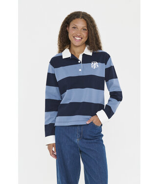 Meg polo sweater blauw