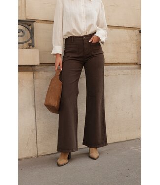 Gaspard jeans donkerbruin