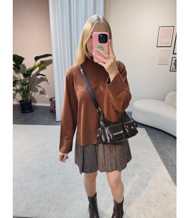 Marisol rok donkerbruin