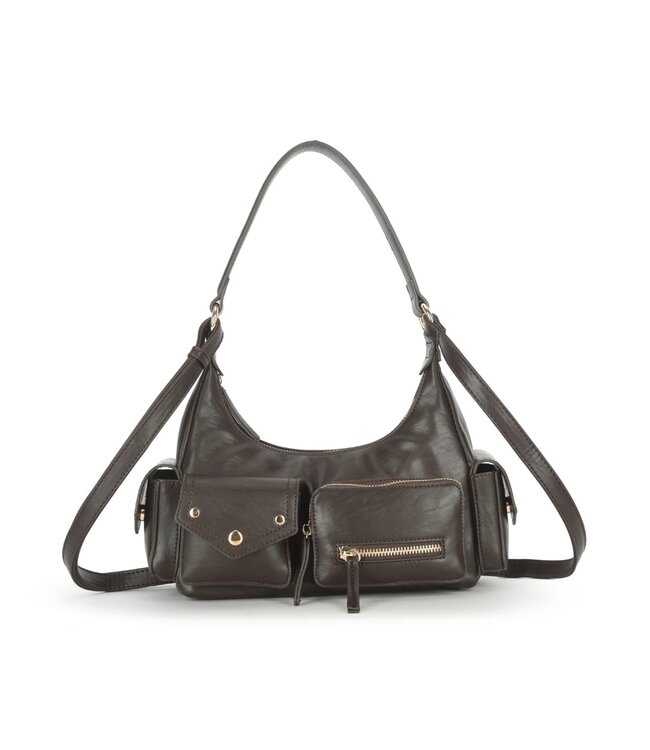 Adriana tas donkerbruin