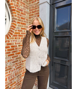 Xenya vest beige