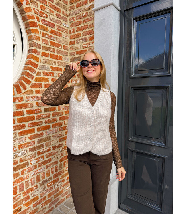 Xenya vest beige