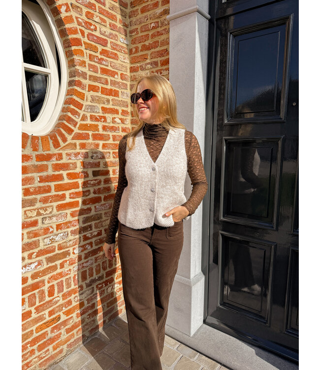 Xenya vest beige