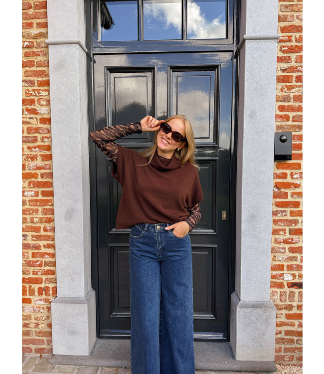 Pepino palazzo jeans medium donker