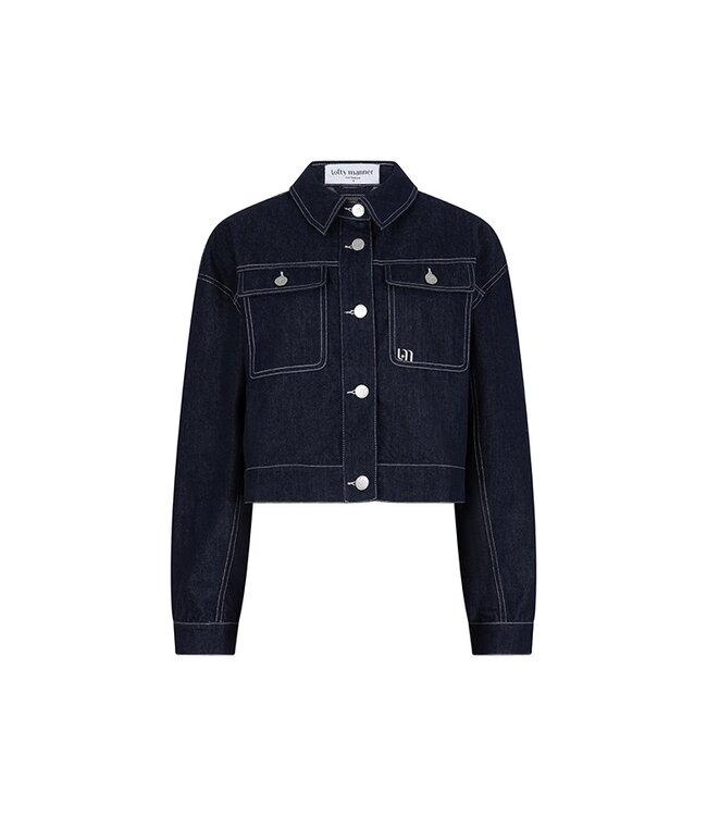 Ariah jeans jas donkerblauw